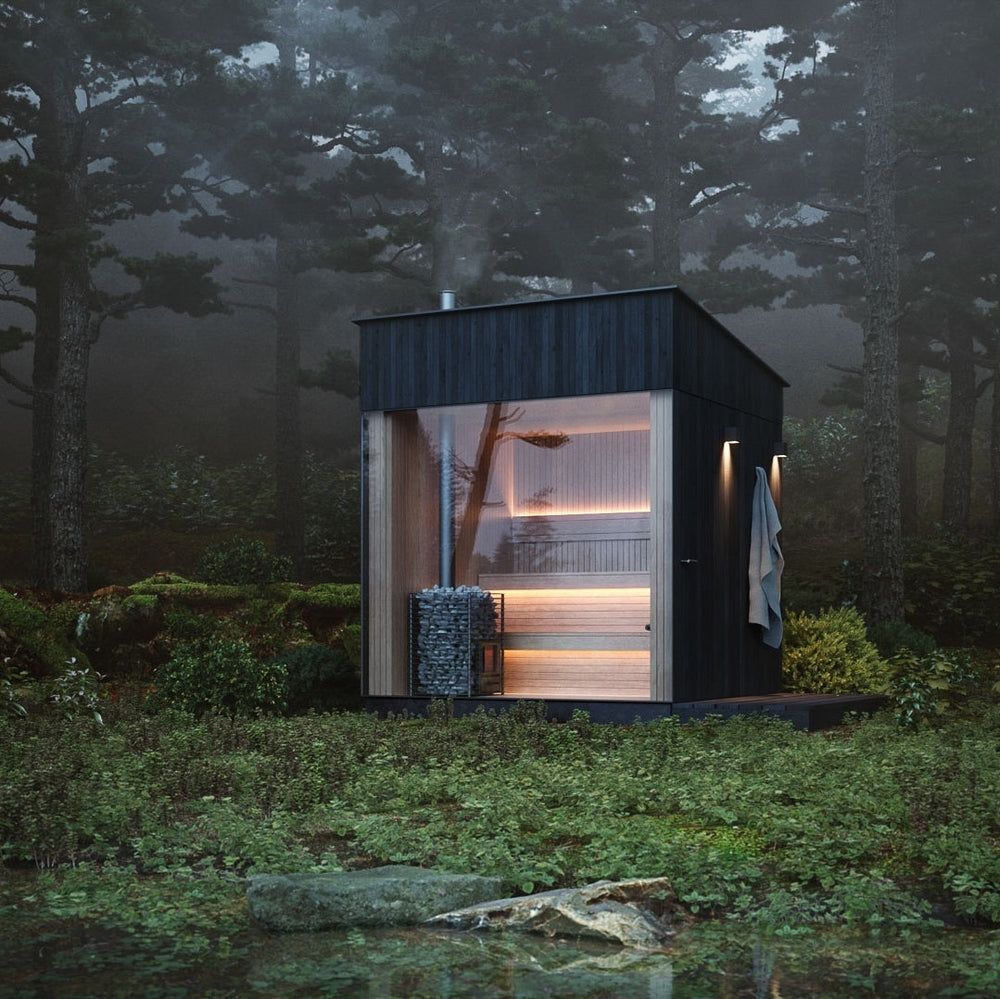 Heal ™ Outdoor Square View Pro Sauna