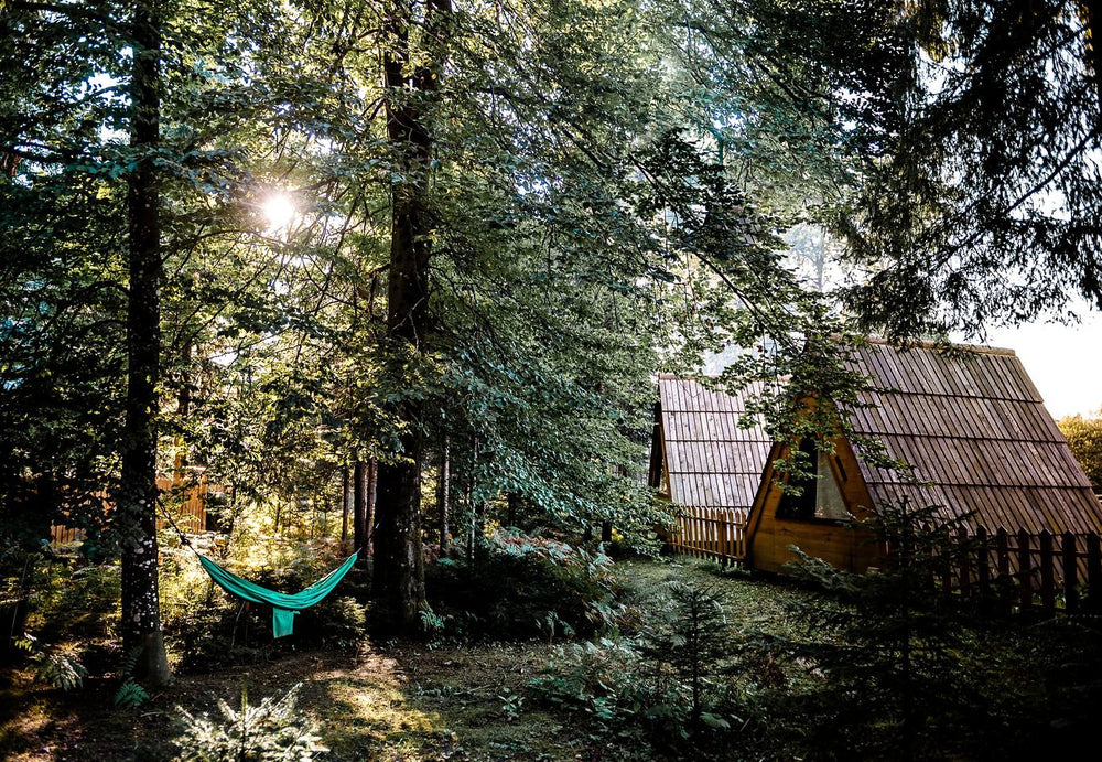 
                  
                    A-frame camping pod
                  
                