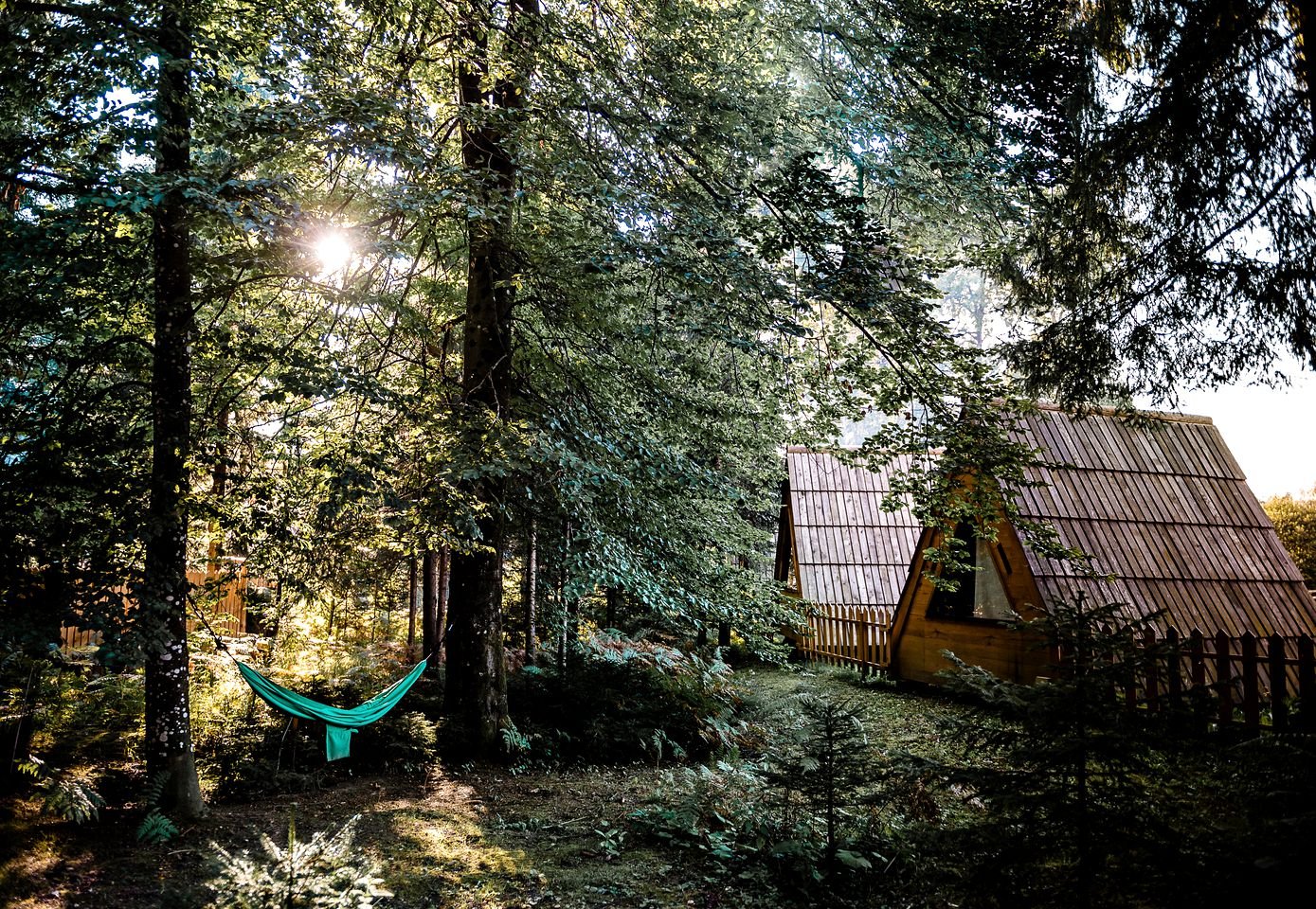 
                  
                    A-frame camping pod
                  
                